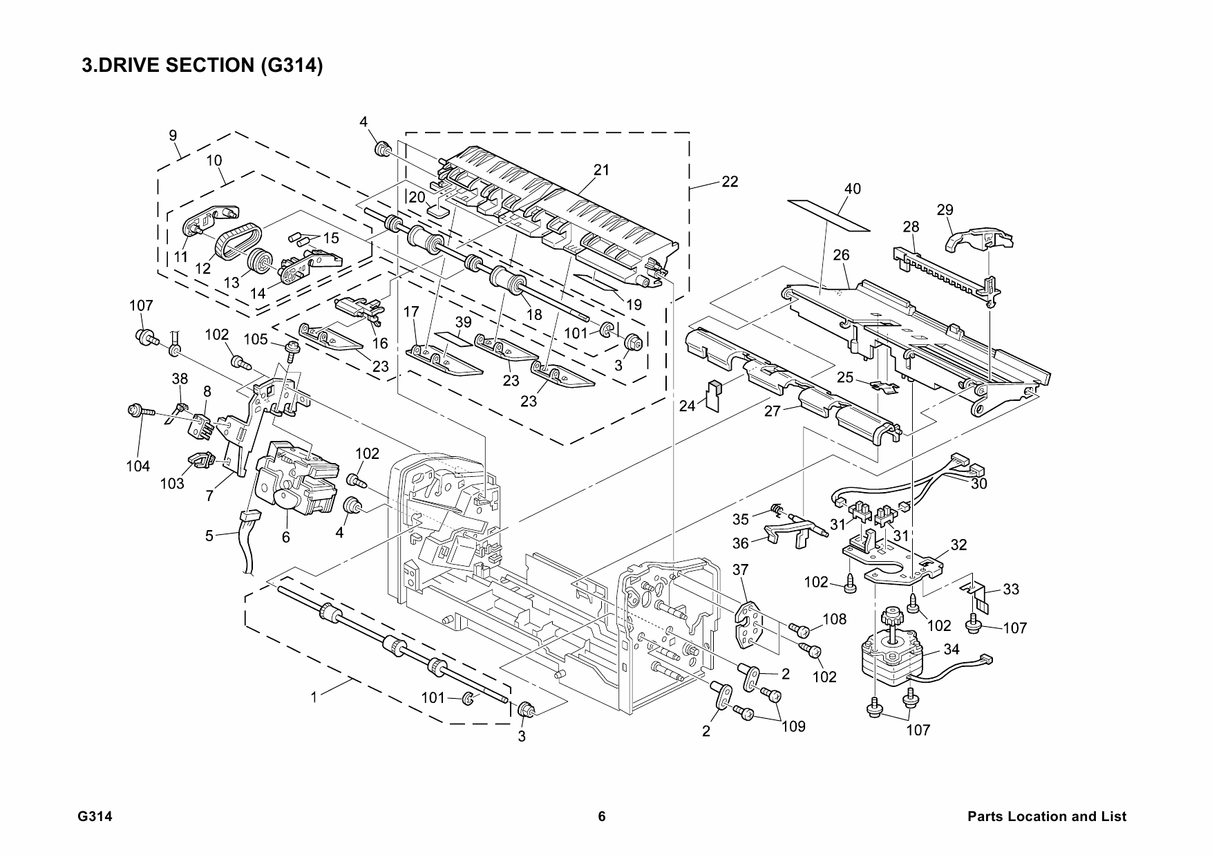 RICOH Options SR780 G314 Parts Catalog PDF download-3